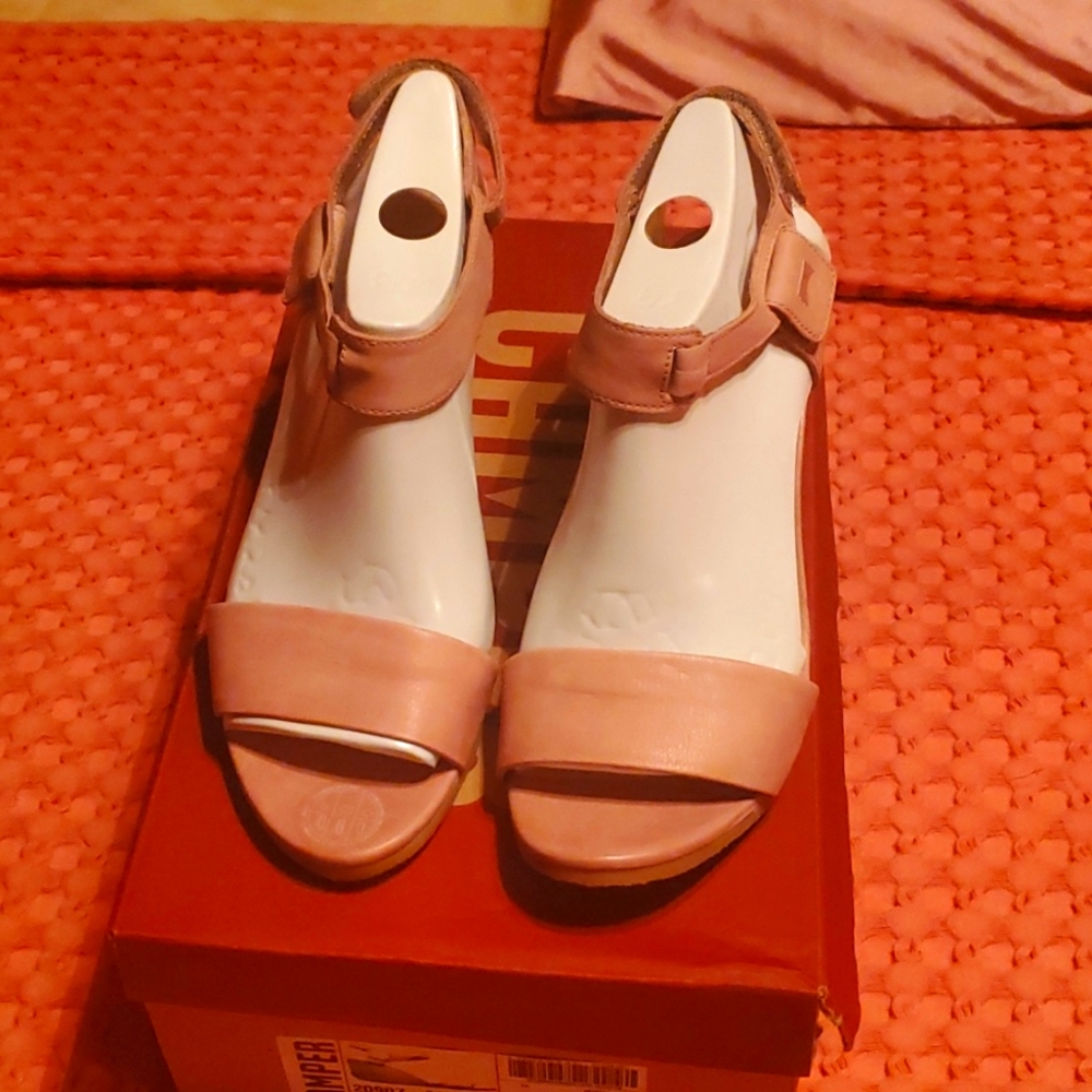 Camper wedge sandals